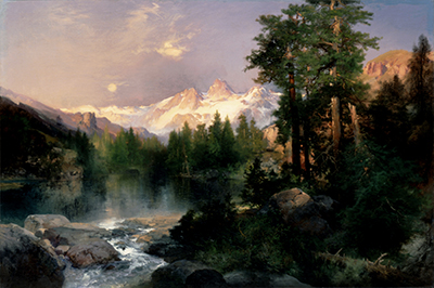 The Three Tetons Thomas Moran